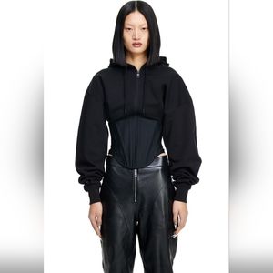 H&M Mugler Corset-waist Hooded Jacket (Hoodie) SIZE TRADE ONLY